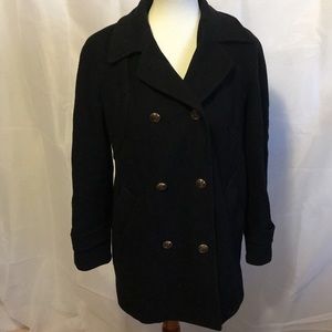 Black pea coat